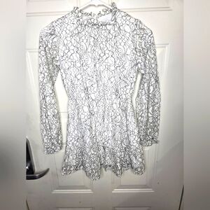 Girl's Art Class Lace Dress Long Sleeve‎ Size 7/8 (M)